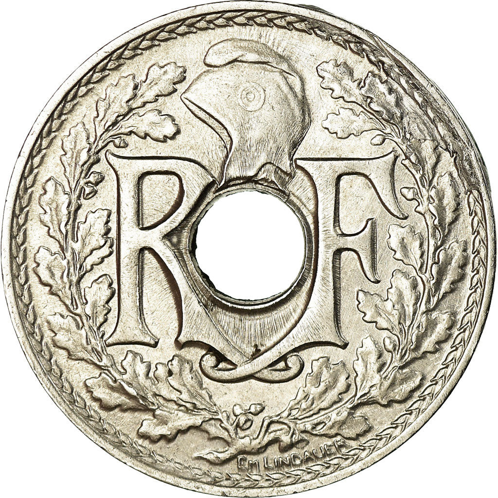 Coin, France, Lindauer, 25 Centimes, 1914, AU(55-58), Nickel, KM:867