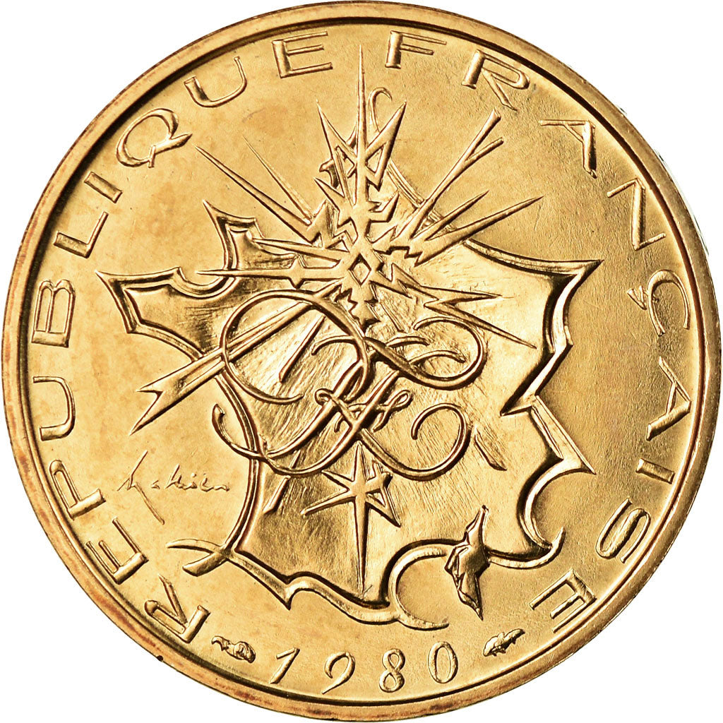 Monnaie, France, Mathieu, 10 Francs, 1980, FDC, Nickel-brass, Gadoury:814
