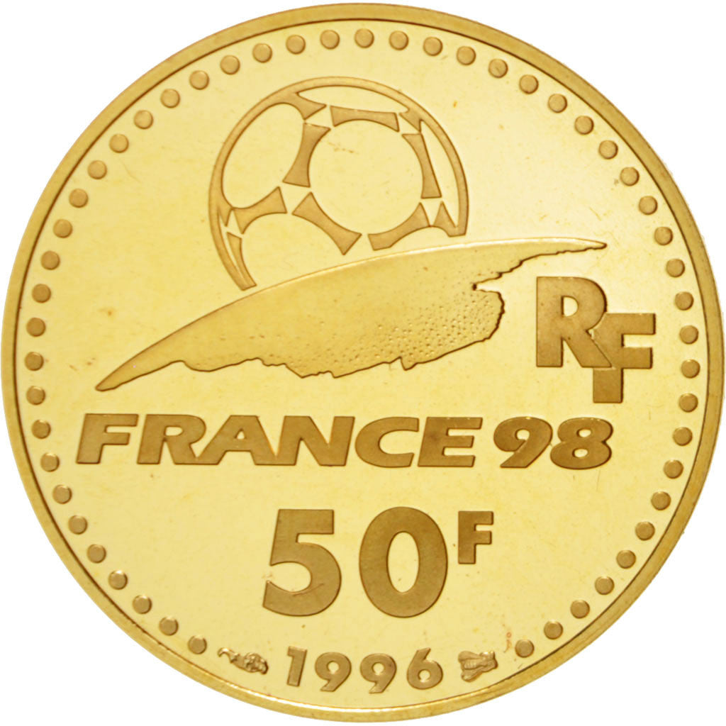 Moneta, Francia, 50 Francs, 1996, FDC, Oro, KM:1145