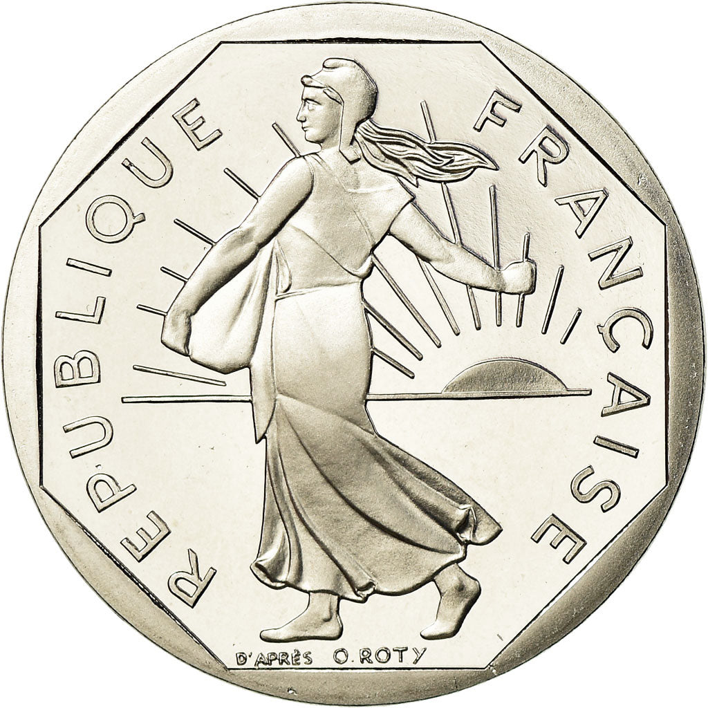 Coin, France, Semeuse, 2 Francs, 1992, BE, MS(65-70), Nickel, KM:942.2