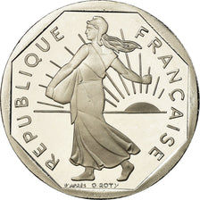 Moneta, Francja, Semeuse, 2 Francs, 2001, BE, MS(65-70), Nikiel, KM:942.2