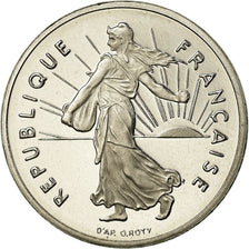 Coin, France, Semeuse, 1/2 Franc, 2000, BE, MS(65-70), Nickel, KM:931.2