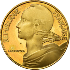 Munten, Frankrijk, Marianne, 20 Centimes, 2000, Paris, BE, FDC, Aluminum-Bronze