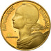 Moneda, Francia, Marianne, 20 Centimes, 2000, Paris, BE, FDC, Aluminio - bronce