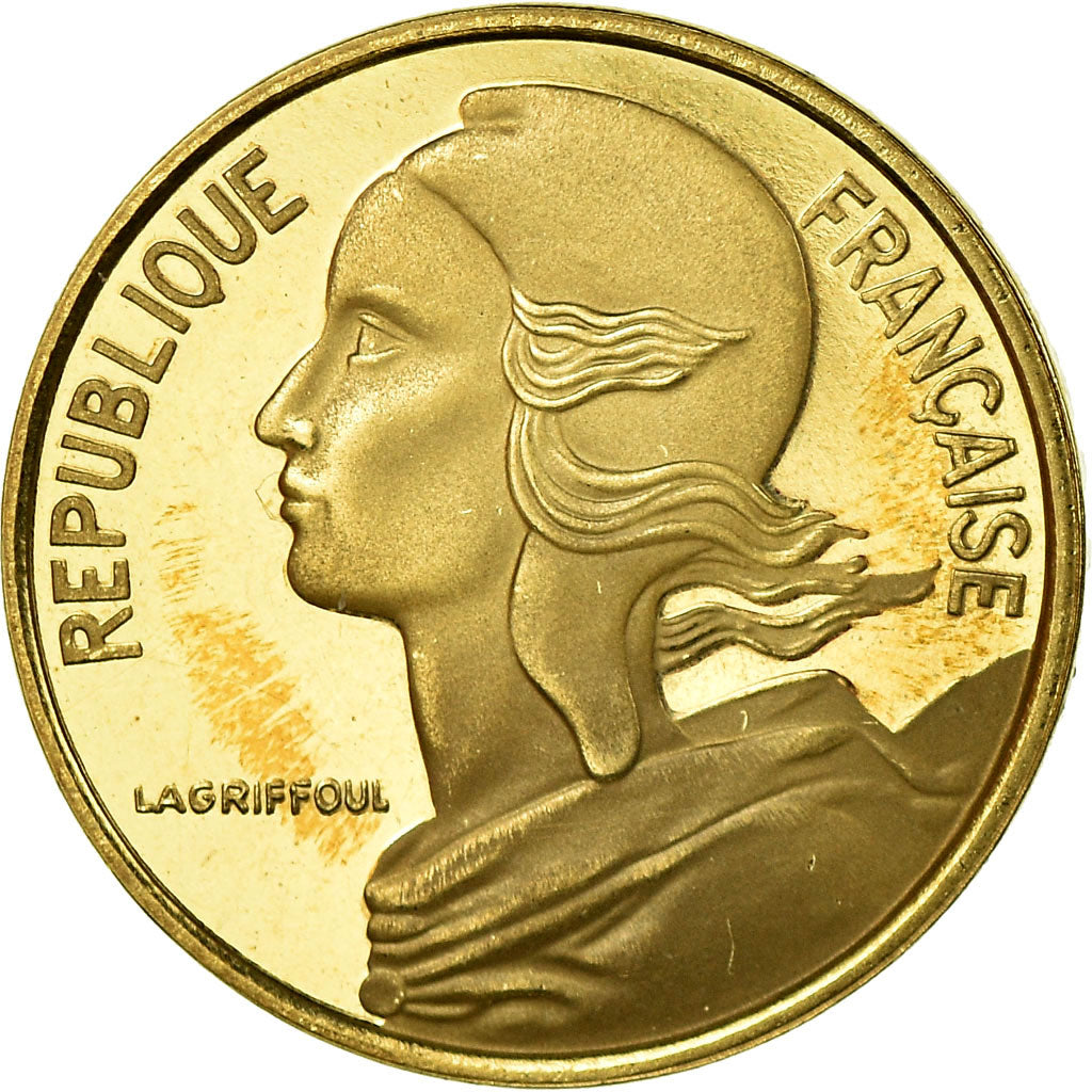 Moneta, Francja, Marianne, 5 Centimes, 1996, Paris, BE, MS(65-70)