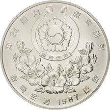 Munten, KOREA - ZUID, 10000 Won, 1987, UNC-, Zilver, KM:63