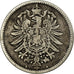 Coin, GERMANY - EMPIRE, Wilhelm I, Mark, 1875, Berlin, VF(30-35), Silver, KM:7