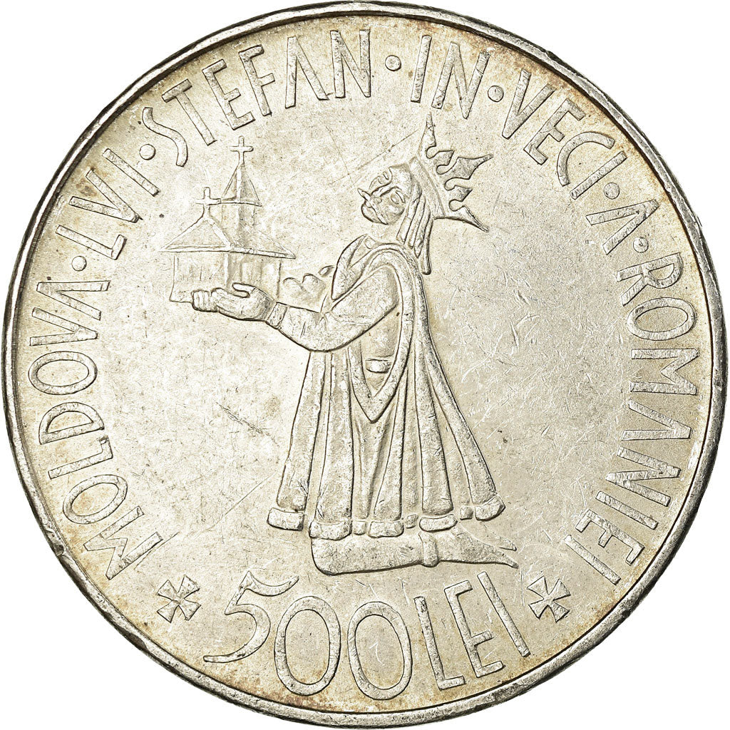 Coin, Romania, Mihai I, 500 Lei, 1941, AU(50-53), Silver, KM:60