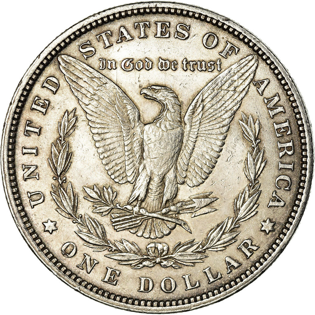 Coin, United States, Morgan Dollar, 1880, Philadelphia, AU(50-53), KM 110