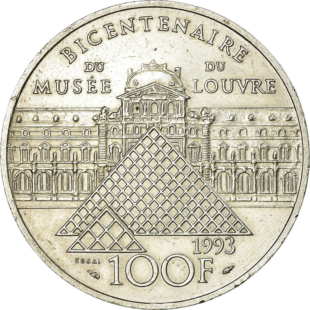 Münze, Frankreich, 100 Francs, 1993, SS+, Silber, KM:1019, Gadoury:C49