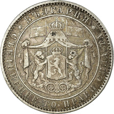 Coin, Bulgaria, Alexander  I, 5 Leva, 1885, EF(40-45), Silver, KM:7