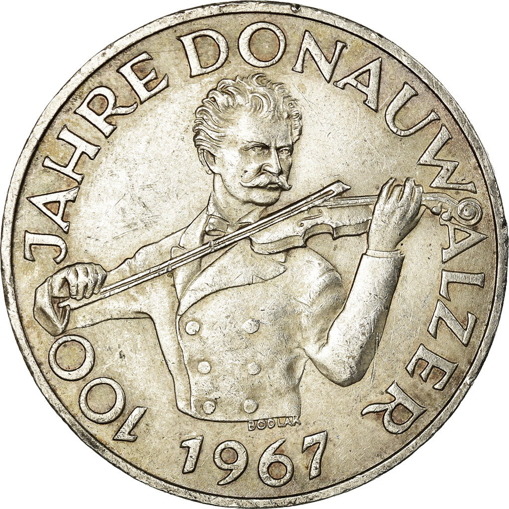 Coin, Austria, 50 Schilling, 1967, AU(50-53), Silver, KM:2902
