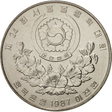 KOREA-SOUTH, 2000 Won, 1987, KM #51, MS(63), Nickel, 33, 17.15