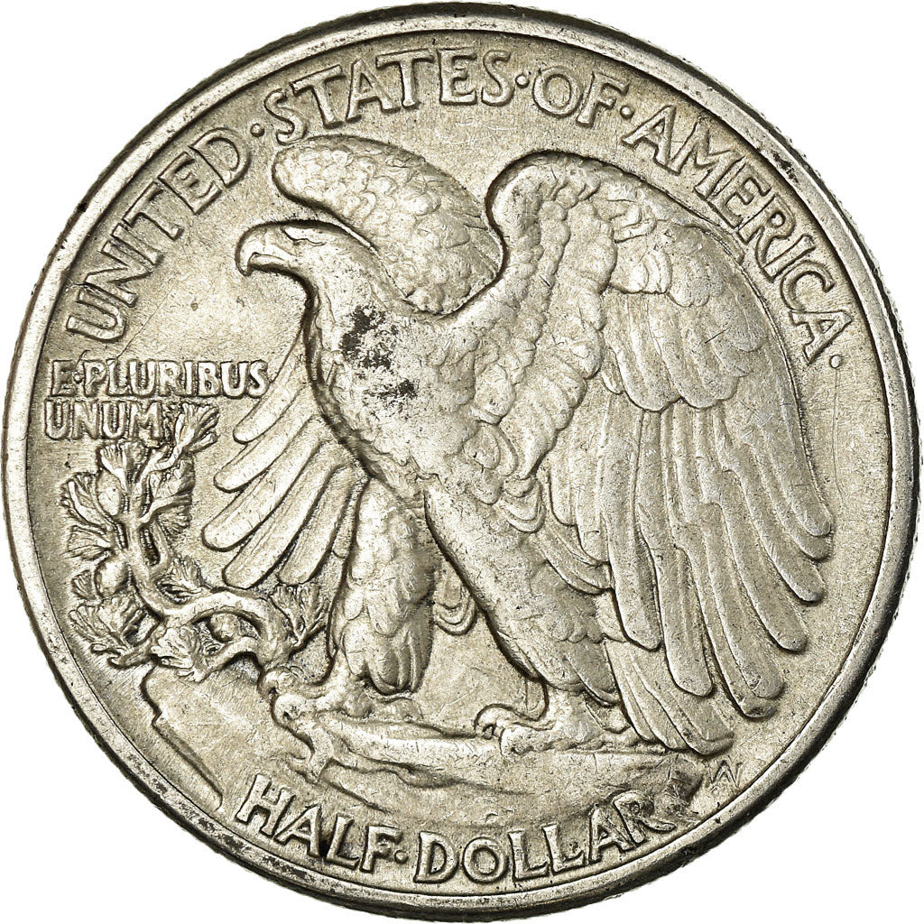 Monnaie, États-Unis, Walking Liberty Half Dollar, 1943, Philadelphie, EF(40-45)
