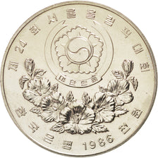COREA DEL SUD, 1000 Won, 1986, SPL, Rame-nichel, KM:46