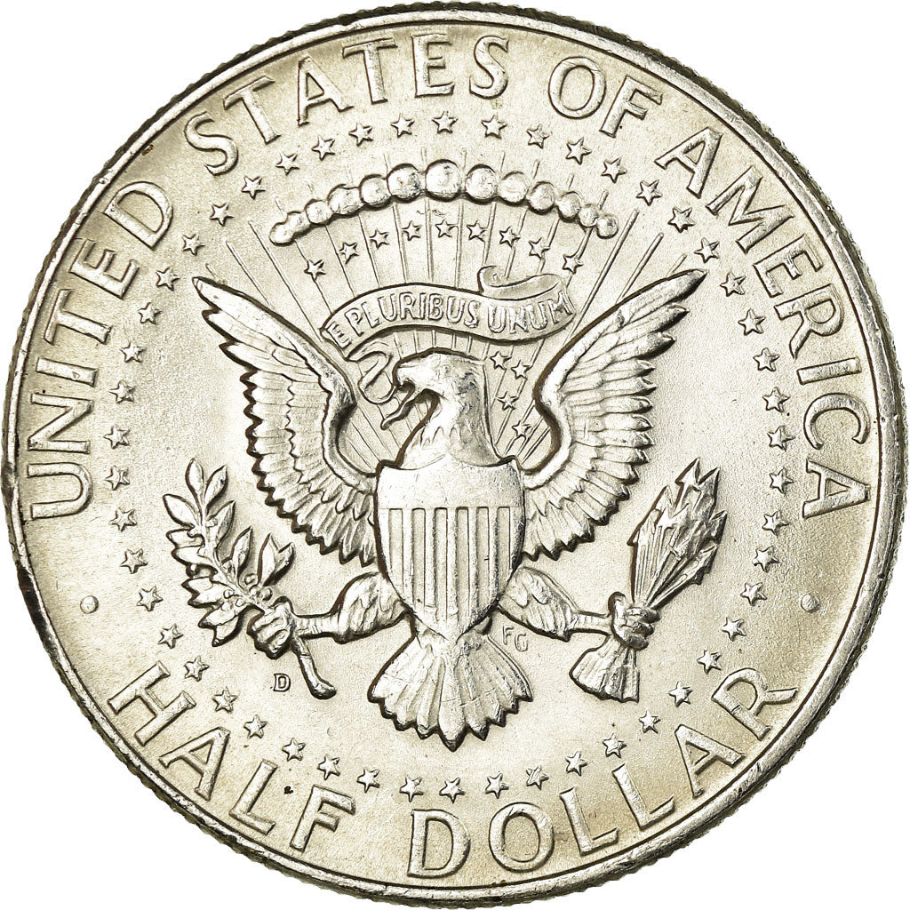 Coin, United States, Kennedy Half Dollar, 1964, Denver, AU(55-58), KM 202