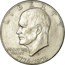 Coin, United States, Eisenhower Dollar, 1976, Denver, AU(50-53), KM 206