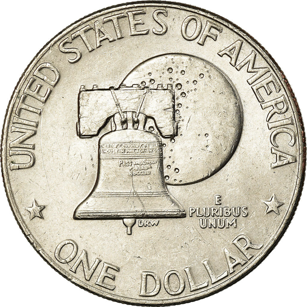 Coin, United States, Eisenhower Dollar, 1976, Denver, AU(50-53), KM 206