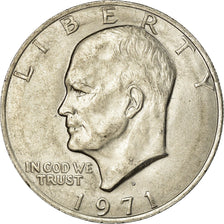 Coin, United States, Eisenhower Dollar, 1971,  Denver, AU(55-58), KM 203