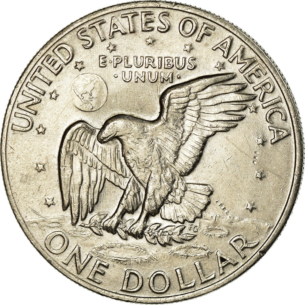 Coin, United States, Eisenhower Dollar, 1972, Philadelphia, AU(55-58), KM 203