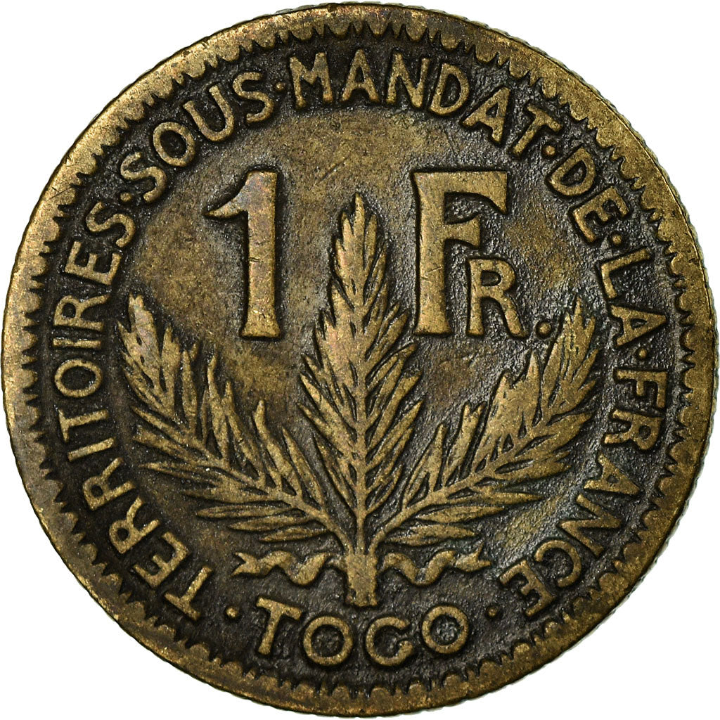 Coin, Togo, Franc, 1925, Paris, EF(40-45), Aluminum-Bronze, KM:2, Lecompte:12