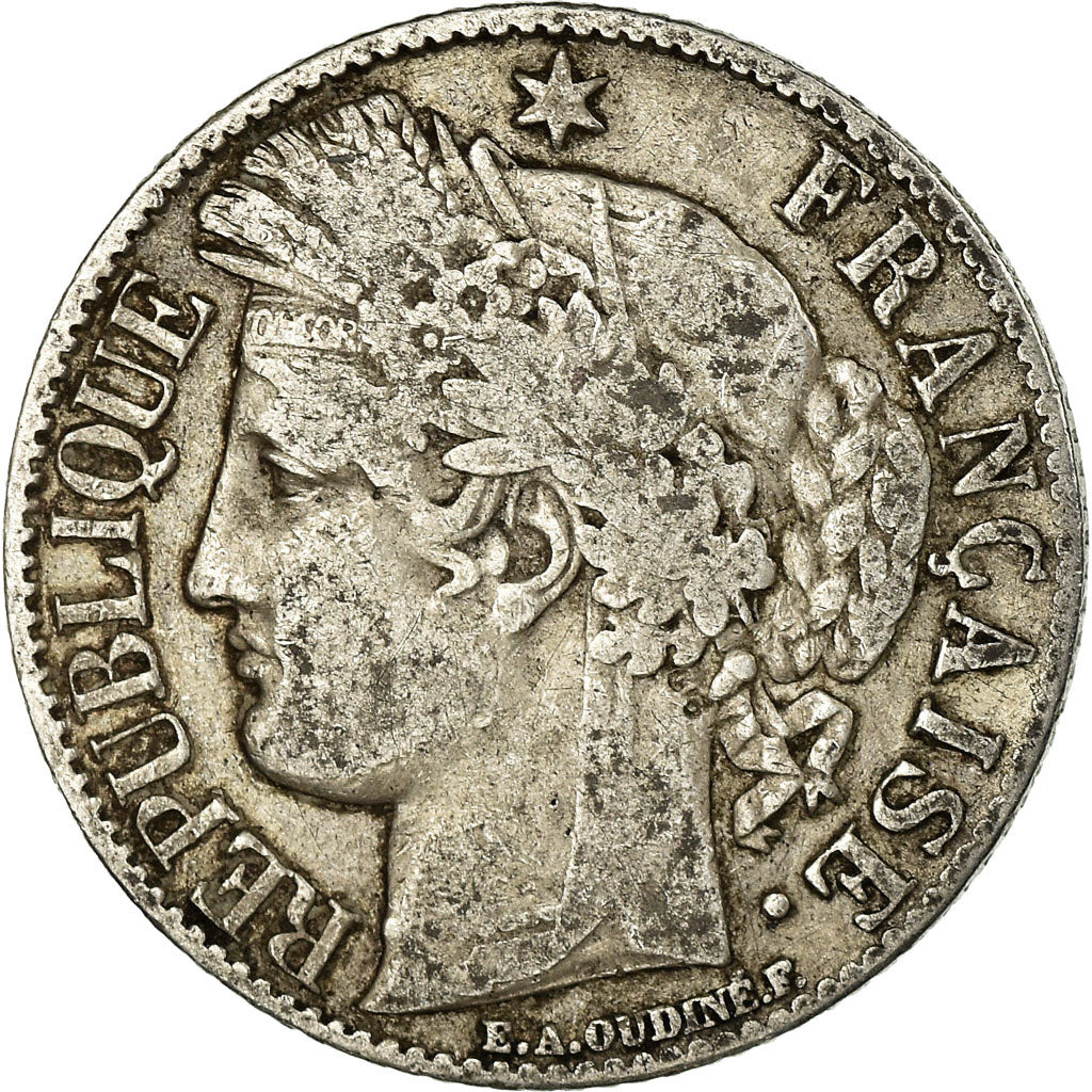 Moneta, Francia, Cérès, Franc, 1894, Paris, MB, Argento, KM:822.1