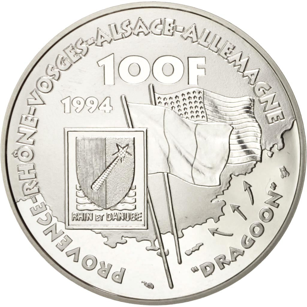 FRANCE, 100 Francs, 1994, KM #1044, MS(65-70), Silver, 22.20