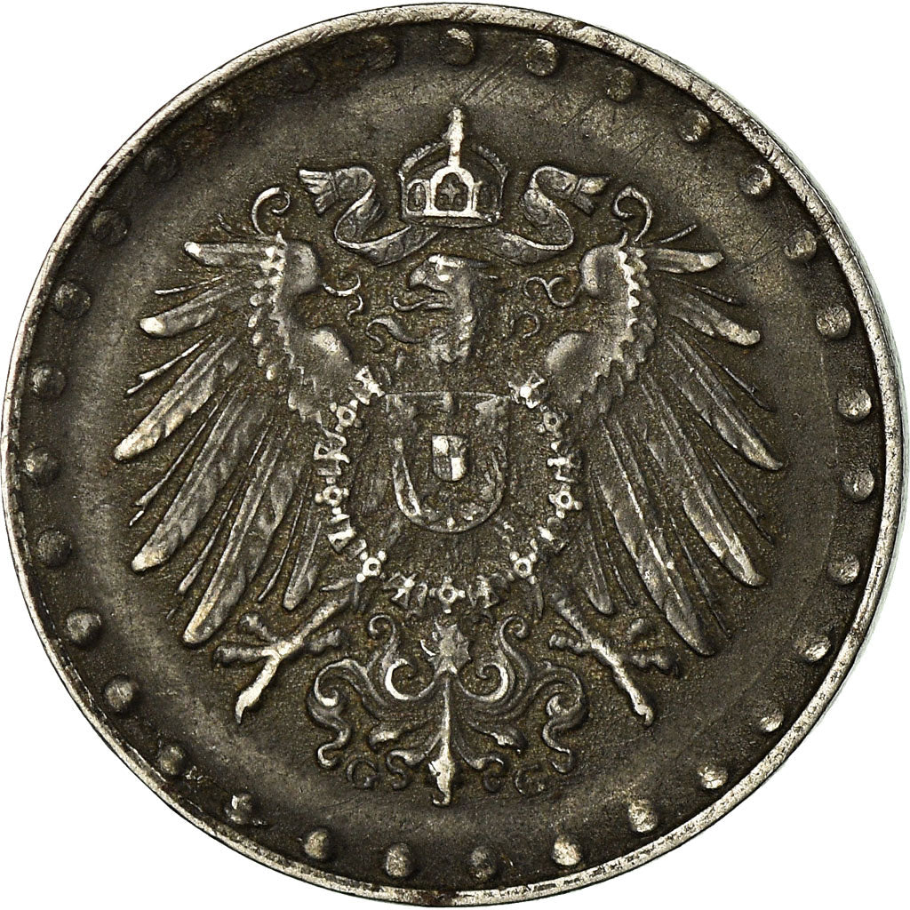 Münze, GERMANY - EMPIRE, 10 Pfennig, 1917, Karlsruhe, SS, Iron, KM:20