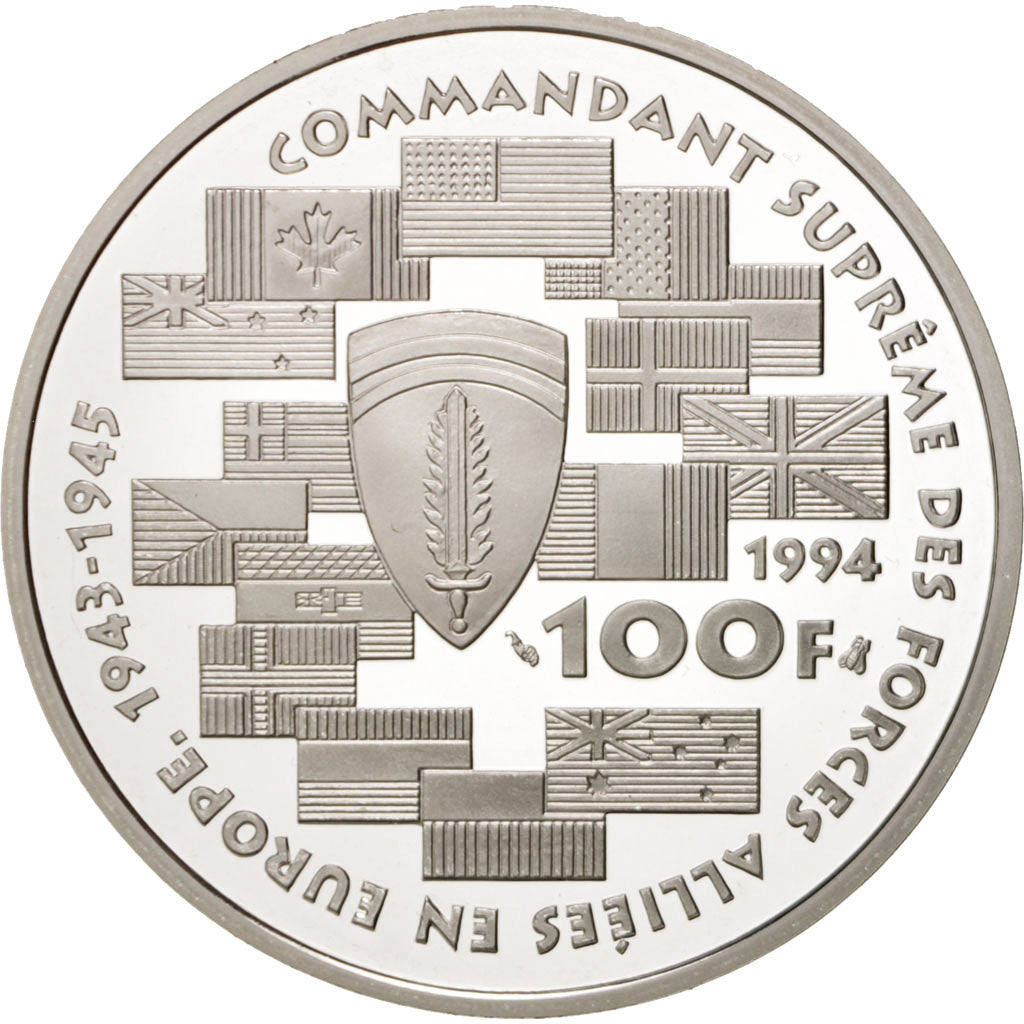 Francia, 100 Francs, 1994, FDC, Argento, KM:1042
