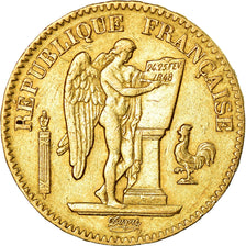 Coin, France, Génie, 20 Francs, 1849, Paris, EF(40-45), Gold, KM:757