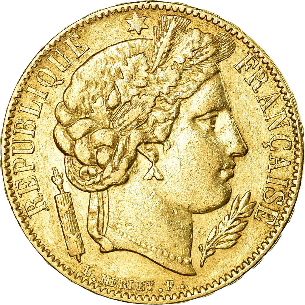 Coin, France, Cérès, 20 Francs, 1850, Paris, EF(40-45), Gold, KM:762