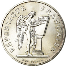 Coin, France, Droits de l'Homme, 100 Francs, 1989, AU(55-58), Silver, KM:970