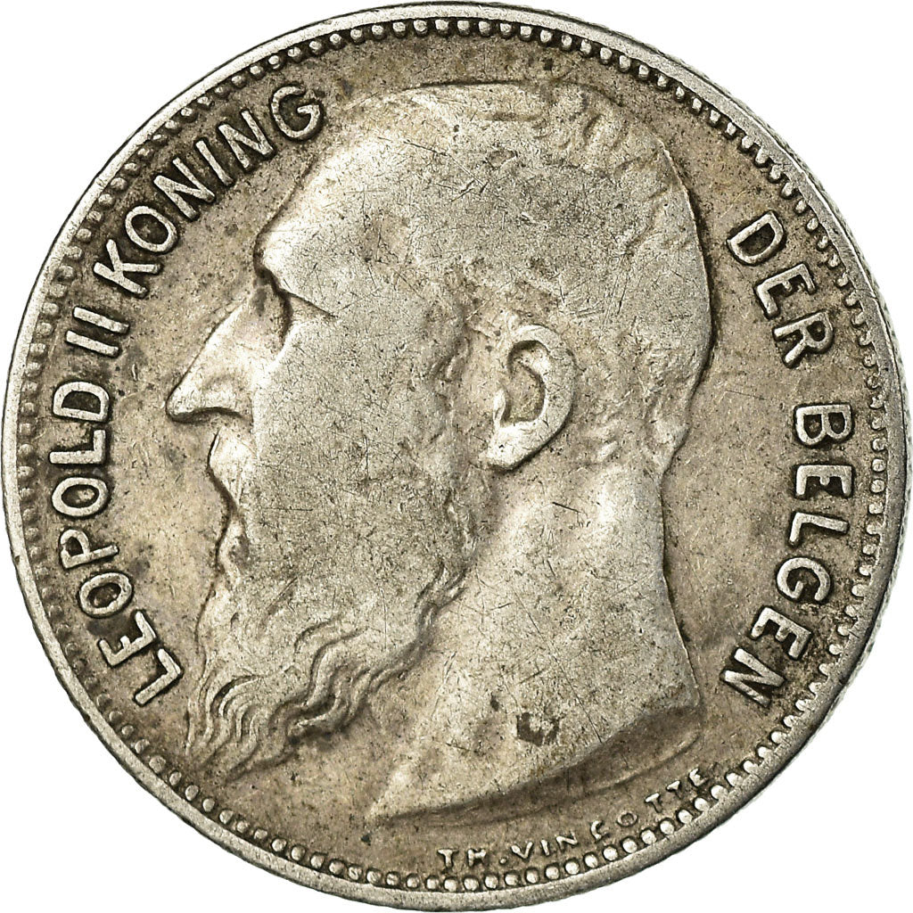 Coin, Belgium, Franc, 1904, VF(30-35), Silver, KM:57.1