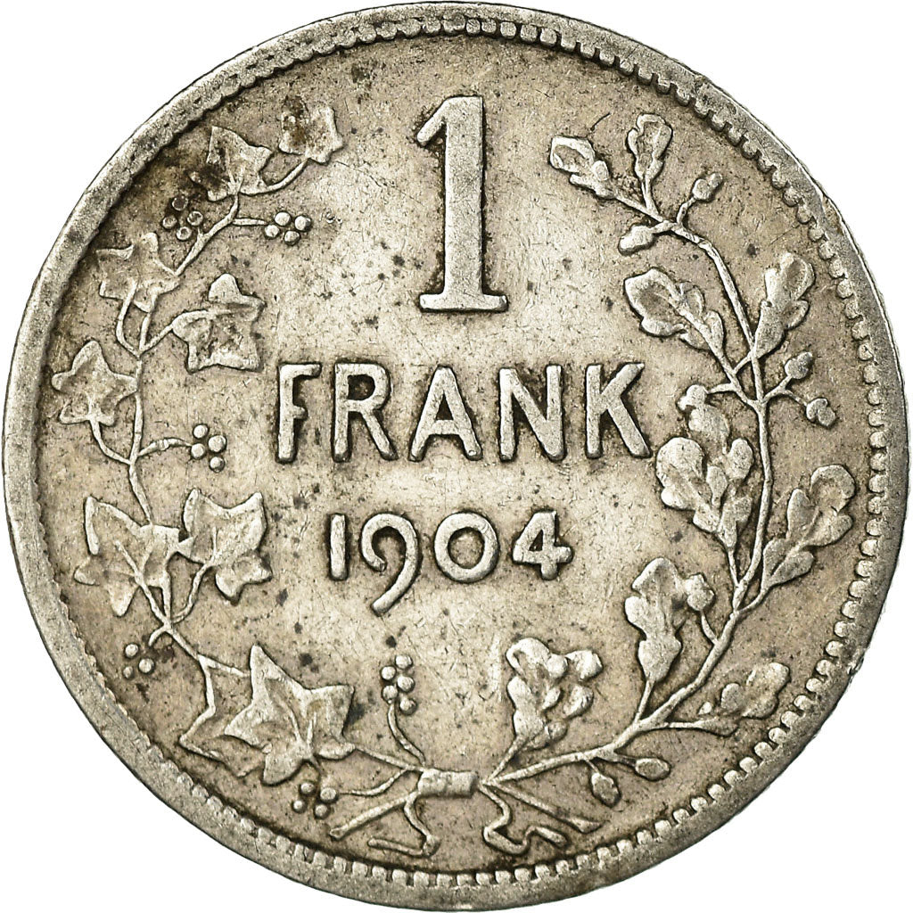 Coin, Belgium, Franc, 1904, VF(30-35), Silver, KM:57.1