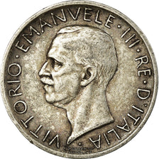 Coin, Italy, Vittorio Emanuele III, 5 Lire, 1927, Rome, EF(40-45),Silver,KM 67.1