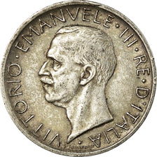 Coin, Italy, Vittorio Emanuele III, 5 Lire, 1927, Rome, EF(40-45),Silver,KM 67.1