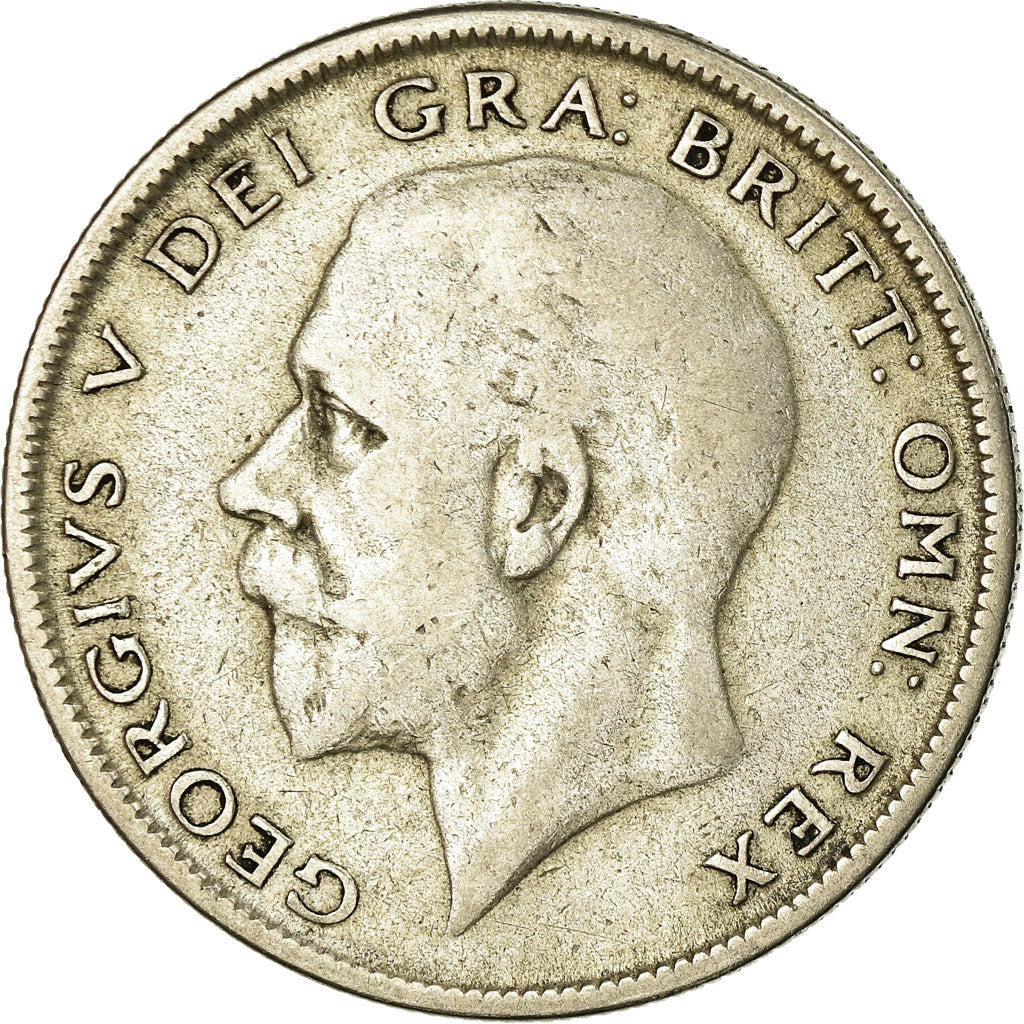 Coin, Great Britain, George V, 1/2 Crown, 1928, VF(30-35), Silver, KM:835
