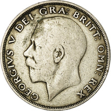 Coin, Great Britain, George V, 1/2 Crown, 1921, VF(30-35), Silver, KM:818.1a