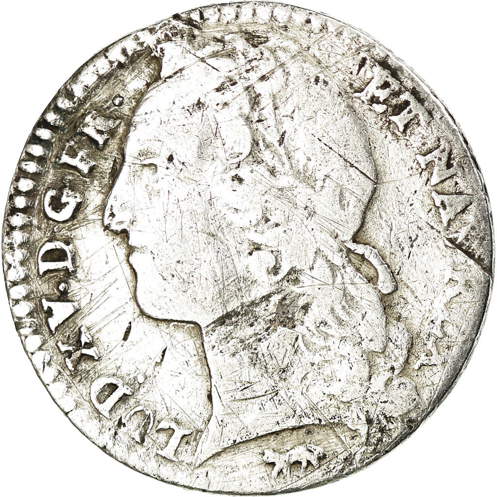 Moneta, Francia, Louis XV, 1/10 Écu au bandeau, 1751, Paris, MB