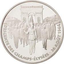 Munten, Frankrijk, Libération de Paris, 100 Francs, 1994, FDC, Zilver