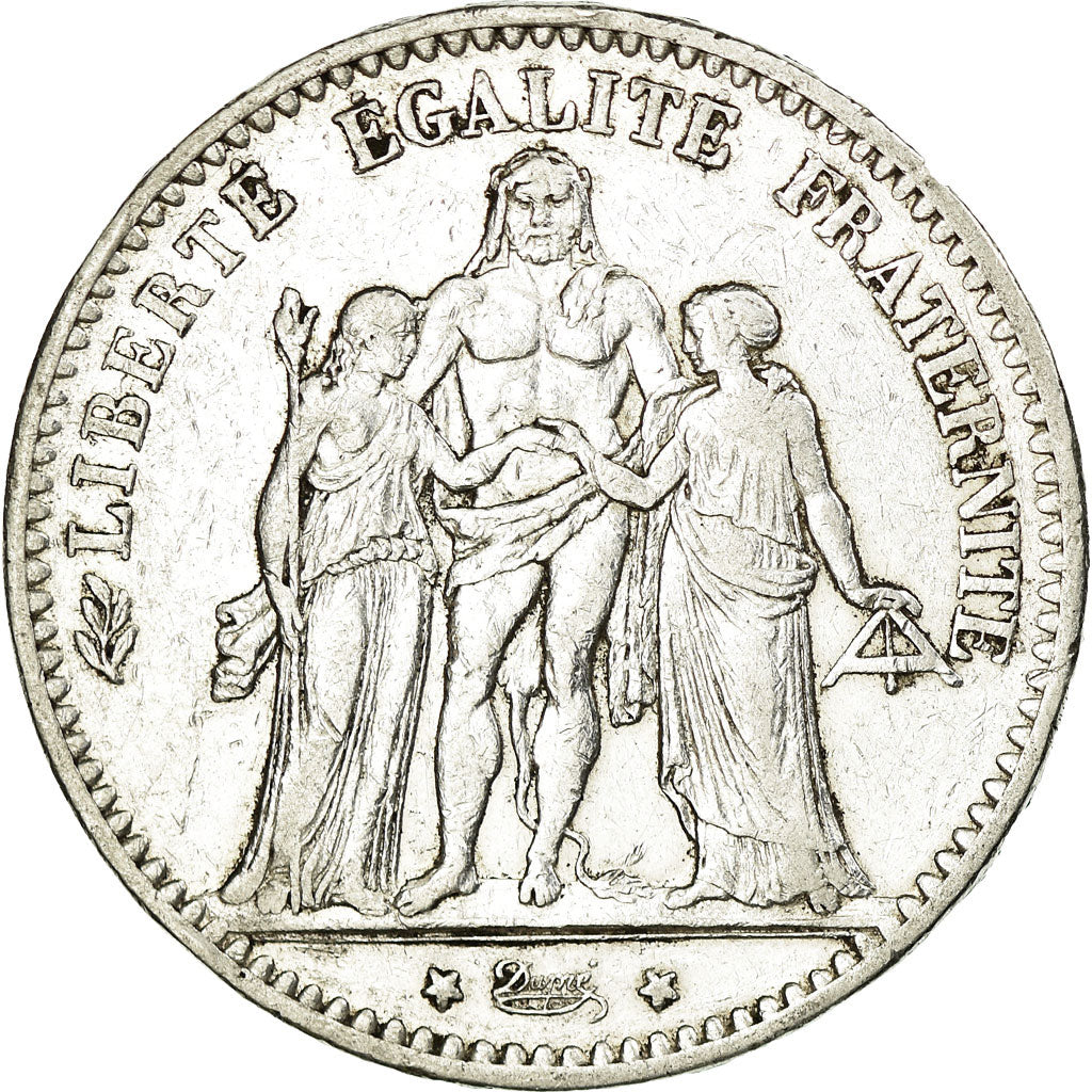 Münze, Frankreich, Hercule, 5 Francs, 1875, Paris, SS, Silber, KM:820.1