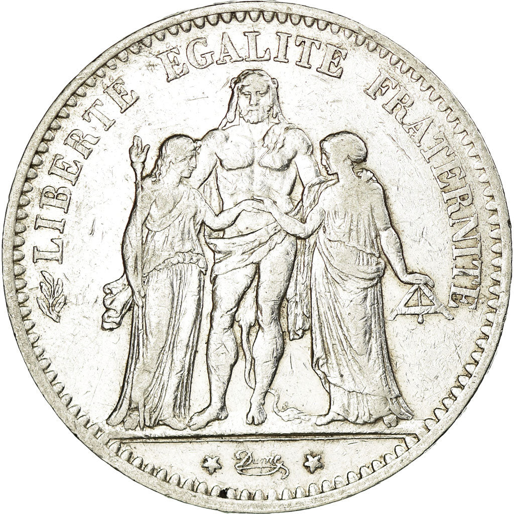 Coin, France, Hercule, 5 Francs, 1874, Paris, EF(40-45), Silver, KM:820.1