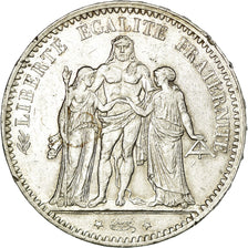 Monnaie, France, Hercule, 5 Francs, 1876, Paris, TTB, Argent, Gadoury:745a