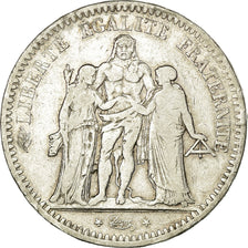 Münze, Frankreich, Hercule, 5 Francs, 1848, Paris, S+, Silber, KM:756.1