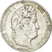 Coin, France, Louis-Philippe, 5 Francs, 1845, Bordeaux,VF(30-35),Silver,KM 749.7