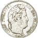 Moneta, Francia, Louis-Philippe, 5 Francs, 1843, Lille, MB+, Argento, KM:749.13