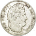 Coin, France, Louis-Philippe, 5 Francs, 1843, Rouen, VF(20-25), Silver,KM 749.2