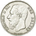Coin, Belgium, Leopold II, 5 Francs, 5 Frank, 1867, Variety, EF(40-45), Silver