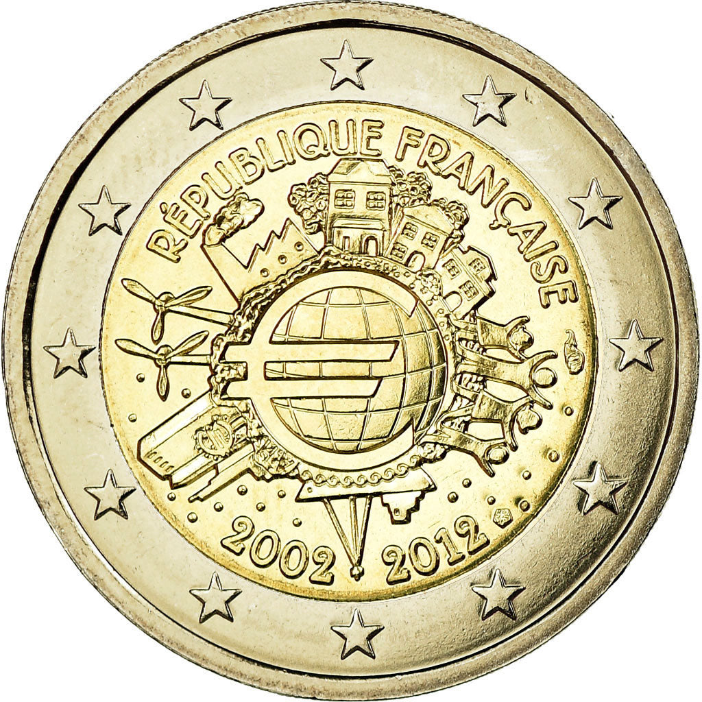 Francia, 2 Euro, 2012, FDC, Bi-metallico, Gadoury:14., KM:1846
