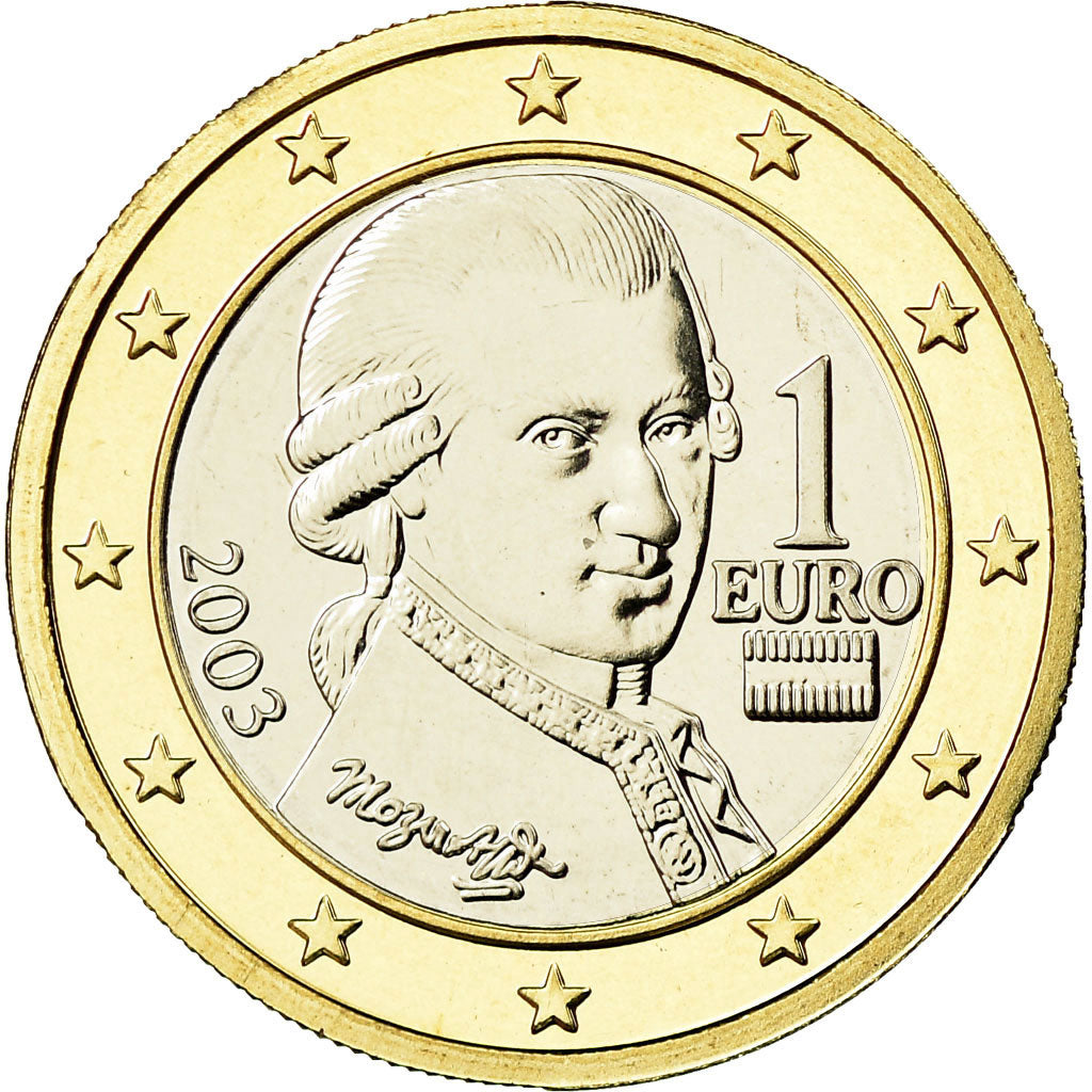 Oostenrijk, Euro, 2003, FDC, Bi-Metallic, KM:3088